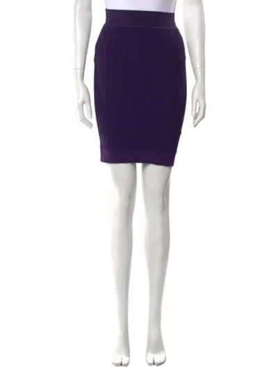 Pre-owned Alberta Ferretti Knee-length Skirt In Purple