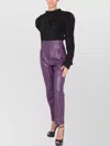 Alberta Ferretti Knit Top Textured Shoulder Pads
