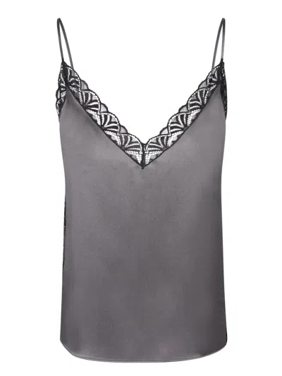 Alberta Ferretti Tops In Grey