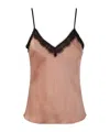 Alberta Ferretti Sleeveless Top In Nude