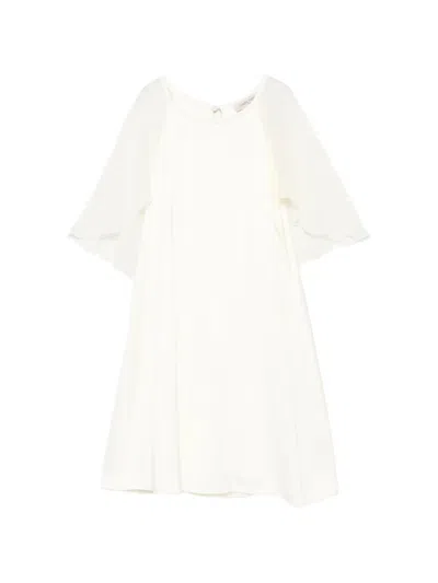 Alberta Ferretti Kids' Layered Dress In White