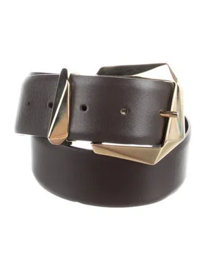 Pre-owned Alberta Ferretti Leather Belt In Brown