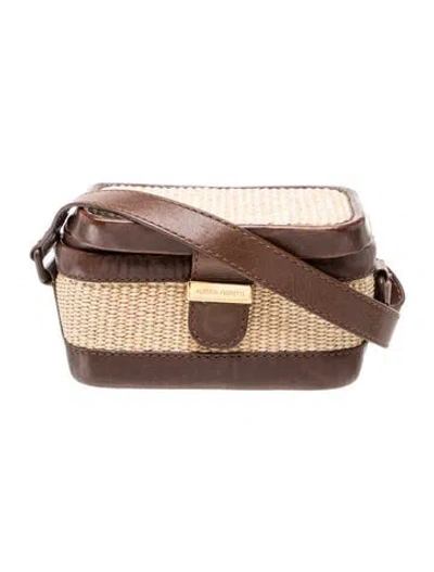 Pre-owned Alberta Ferretti Leather Crossbody Bag In Brown
