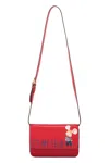 Alberta Ferretti Topo Gigio Shoulder Bag In Red