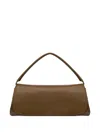 Alberta Ferretti Leather Shoulder Bag In Brown