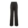 Alberta Ferretti Light Wool Gray Pants In Gray