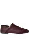 Alberta Ferretti Refined Black Calf Leather Shoes In Black