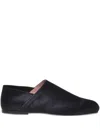 Alberta Ferretti Logo-debossed Leather Loafers In Multi