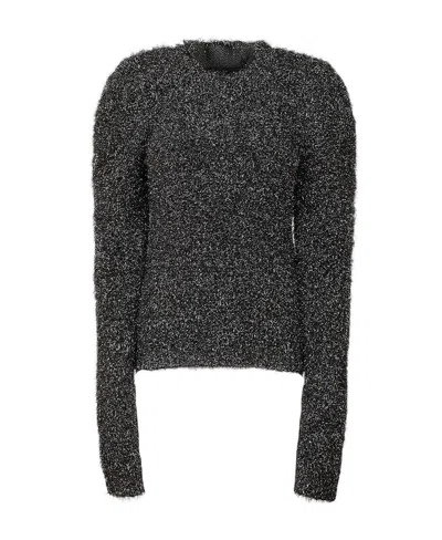 ALBERTA FERRETTI LOGO KNITTED PULLOVER