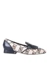 Alberta Ferretti Alberta Ferreti Logo Moccasin In White