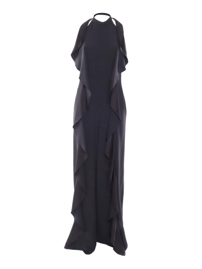 Alberta Ferretti Long Black Dress