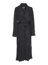 Alberta Ferretti Ribbon Long Cardigan In Multi
