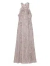 Alberta Ferretti Alberta Ferreti Macrame Foliage Long Dress