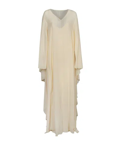 ALBERTA FERRETTI ALBERTA FERRETTI KIMONO V-NECK LONG DRESS
