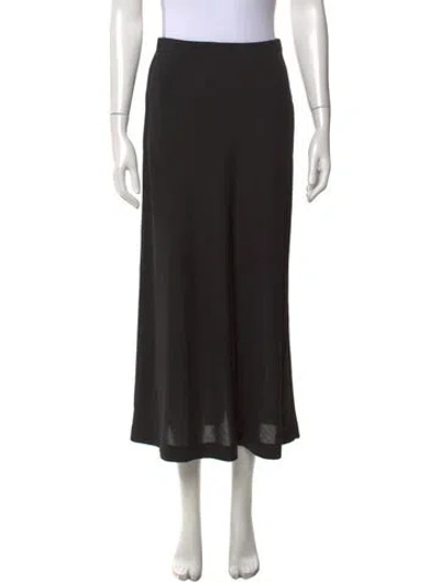Pre-owned Alberta Ferretti Long Skirt In Black
