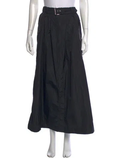 Pre-owned Alberta Ferretti Long Skirt In Black