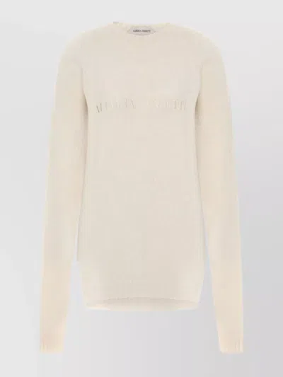 ALBERTA FERRETTI LONG SLEEVE CREW NECK KNIT SWEATER