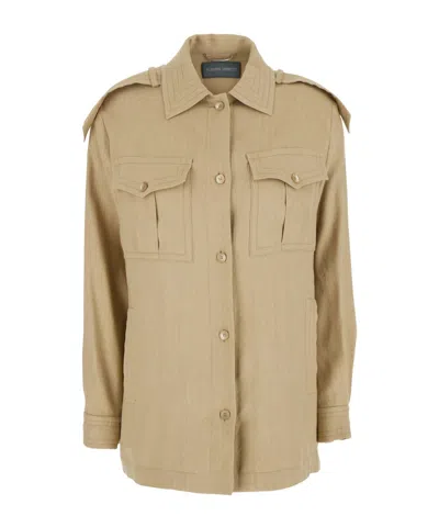 ALBERTA FERRETTI ALBERTA FERRETTI STITCHED SHIRT JACKET