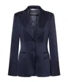 Alberta Ferretti Long-sleeved Suit Jacket In Black