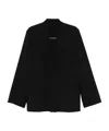 Alberta Ferretti Long-sleeved Suit Jacket In Black