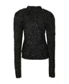 Alberta Ferretti Long-sleeved Sweater In Black