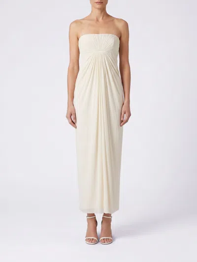 Alberta Ferretti Dress Woman Color Ivory In Multi