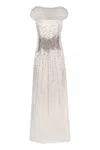 ALBERTA FERRETTI LONG TULLE DRESS