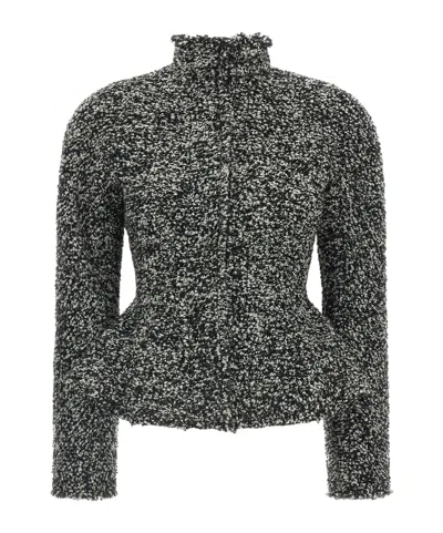 Alberta Ferretti Long-sleeve Casual Jacket In Gray