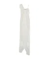 Alberta Ferretti Ruffled One-shoulder Maxi Dress In White