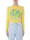 Alberta Ferretti Alberta Ferreti Love Me Sweater In Yellow