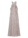 Alberta Ferretti Alberta Ferreti Macrame Foliage Long Dress