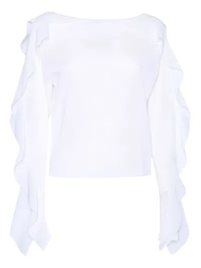 Alberta Ferretti White Sweater