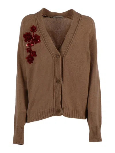 Alberta Ferretti Girocoll In Brown