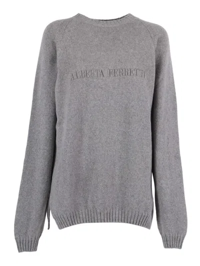 Alberta Ferretti Maglia In Gray