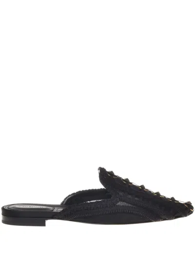 Alberta Ferretti Mia Mules In Black