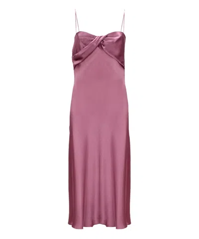 Alberta Ferretti Midi Dress In Violet