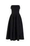 Alberta Ferretti Alberta Ferreti Wool Silk Dress In Black