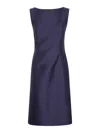 Alberta Ferretti Alberta Ferreti Mikado Midi Dress In Azul