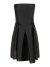 Alberta Ferretti Mini Dress In Black