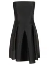 Alberta Ferretti Mini Dress In Nero