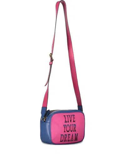 ALBERTA FERRETTI MINI SEQUIN-EMBELLISHED CROSSBODY BAG