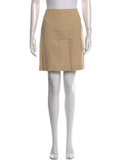 Pre-owned Alberta Ferretti Mini Skirt In Neutral