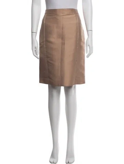 Pre-owned Alberta Ferretti Mini Skirt In Neutrals