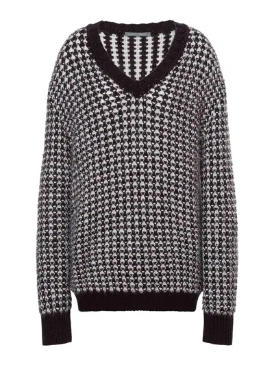ALBERTA FERRETTI MOHAIR BLEND SWEATER