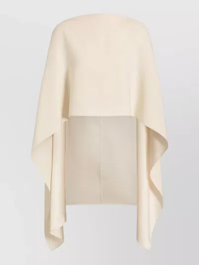 Alberta Ferretti Nude Pink Chiffon Stole In Neutrals