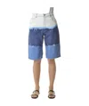 Alberta Ferretti Woman Denim Shorts Blue Size 0 Cotton In Blue