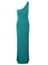 Alberta Ferretti Woman Maxi Dress Emerald Green Size 6 Viscose In Green