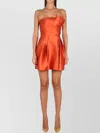 Alberta Ferretti One-shoulder Wide Neckline Dress