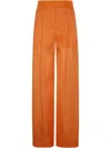 Alberta Ferretti Organzed Muslin Trousers By