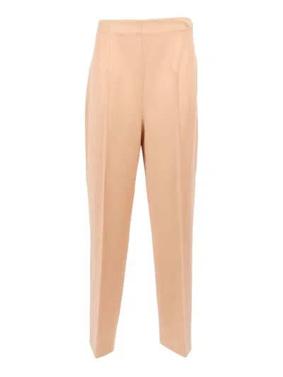 Alberta Ferretti Pantalone In Neutral